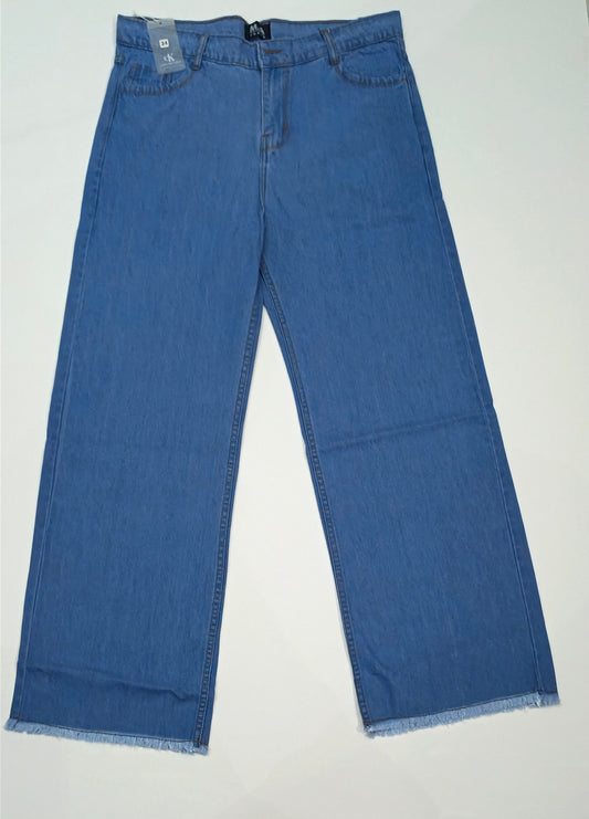 Denim Straight-Leg Jeans