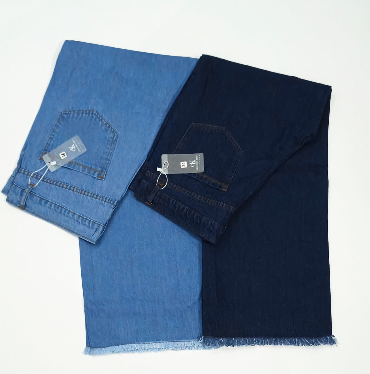Denim Straight-Leg Jeans