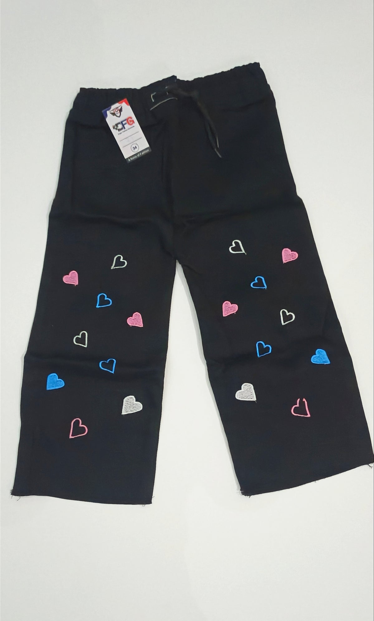 Little Girls Embroidered Jeans Pant