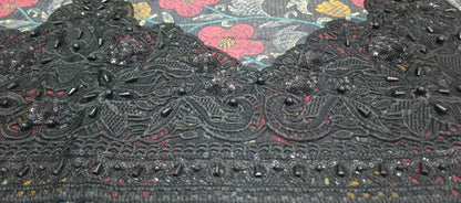 Floral Embroidered & Embellished Shirt