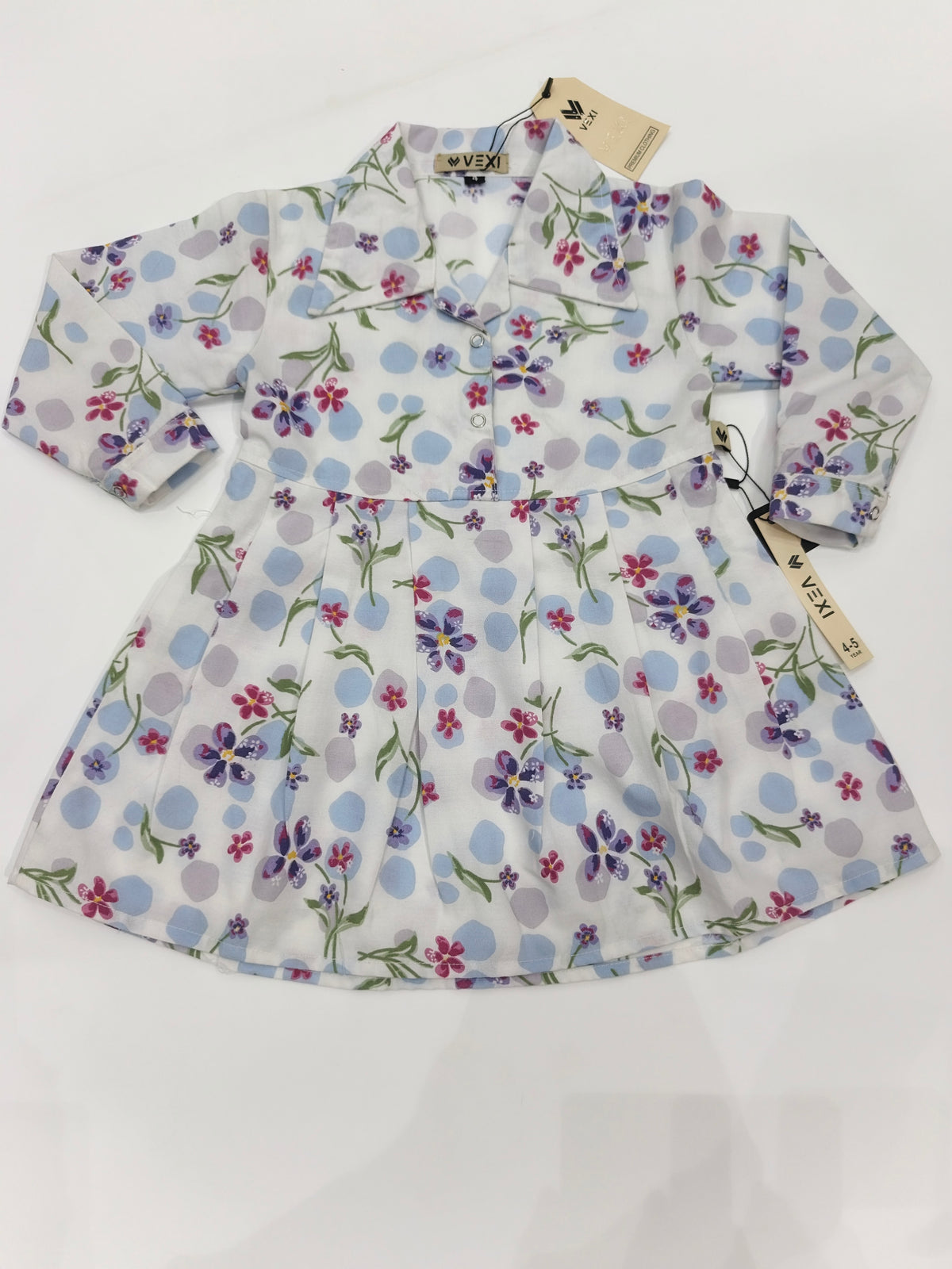 VEXI Girls' Floral Winter Co-ord Set