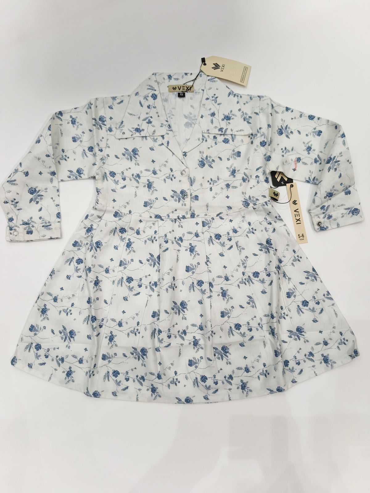 VEXI Girls' Floral Winter Co-ord Set
