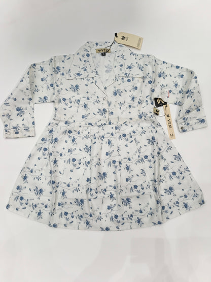 VEXI Girls' Floral Winter Co-ord Set