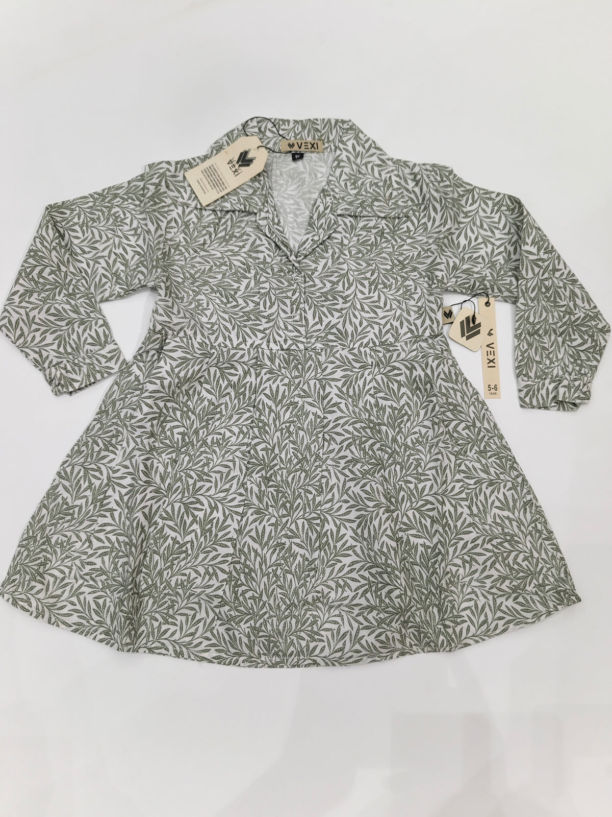 VEXI Girls' Floral Winter Co-ord Set
