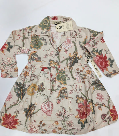 VEXI Girls' Floral Winter Co-ord Set