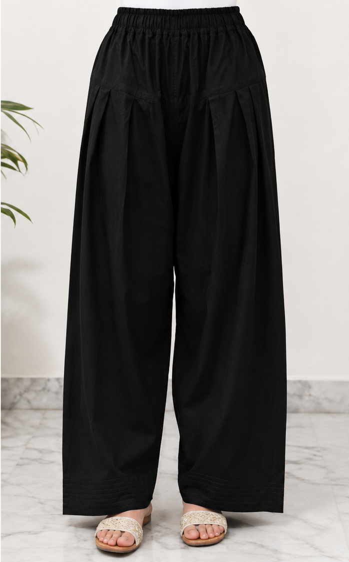Farshi Shalwar – Wide Leg Traditional Style