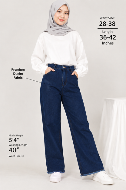 Denim Straight-Leg Jeans