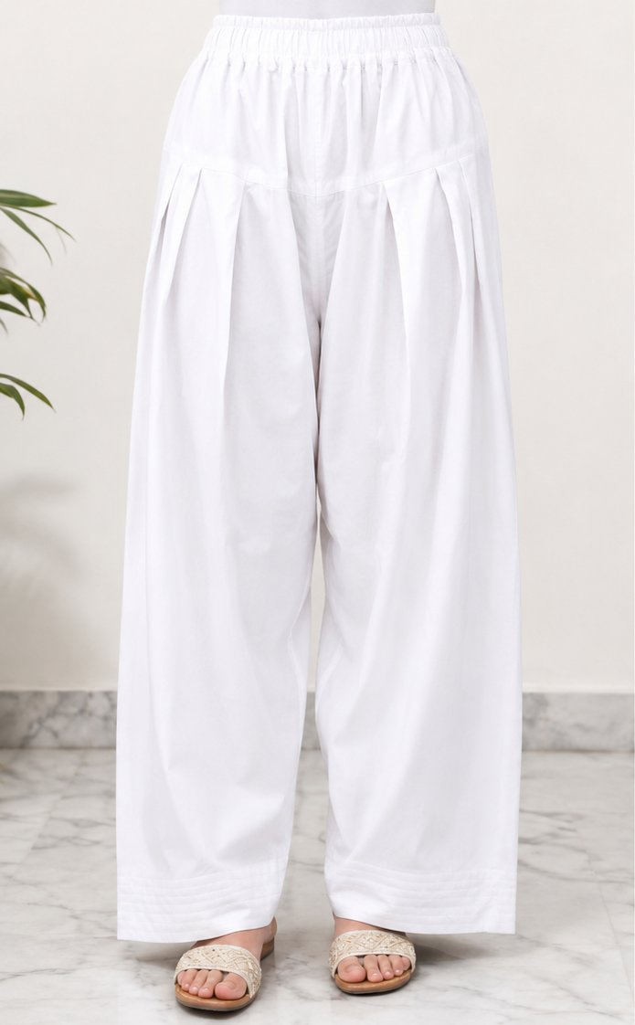 Farshi Shalwar – Wide Leg Traditional Style